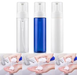 Travel Foamer Mousse Flessen Jar Container 200 ml Plastic leeg met pomp Handwaszeep Dispenser Bubbling Foam Bottle Jars 0105PA6678144