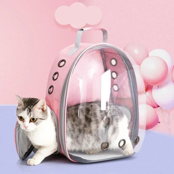 Voyagez avec style avec votre compagnie de sac pour animaux de compagnie pour chien Cat - Space Capsule Design for Outdoor Adventures 240522