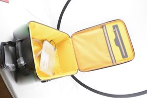 Bagage de voyage à carreaux Stripe light Air box trunk Étudiant à l'étranger Tige initiale Spinner Universal Wheel Duffel BagsUnisexe Menrhorn Bags, Bagages Carry size air yellow