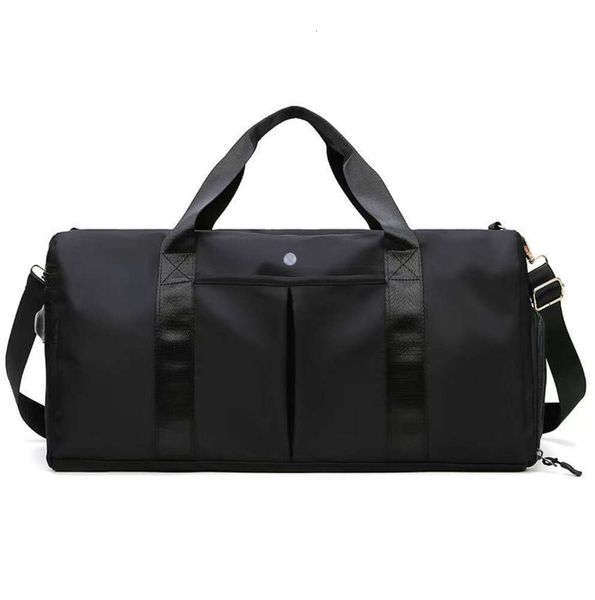 Voyage Lululemens Pochettes Grand Keepall Bagages Trunk Duffle Sac de luxe Designer Fashion Weekender Femmes Sac à main Nylon Épaule Hommes Sangles Fourre-tout Sac à bandoulière