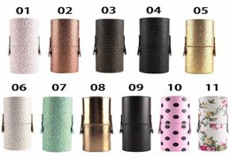Reizen Make-up Borstel Pen Opslag Houder Cosmetische Kunstleer Case Box Container cosmetische penselen opslag multi kleuren1301466