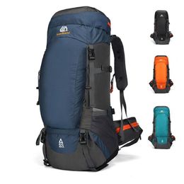 Saclet de voyage pour hommes de grande capacité Blue Outdoor Mountaine d'alpinisme Backbag Nylon imperméable Tissu en nylon 2021 hommes Bagpack244