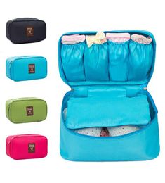 Reizen Multifunctionele Vrouwen Ondergoed Slipje Opbergtas Grote Capaciteit Beha Organizer Tas Draagbare 4 Kleuren Waszakken DH07680064