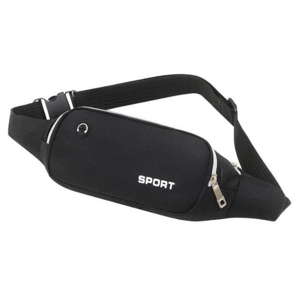 Sac de taille de course multifonctionnel sac banane étanche pour hommes femmes sac de taille USB Portable sacs de ceinture de téléphone de Fitness de gymnastique sacs de fronde portables