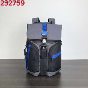 Travel Pack Waterproof Tumiis Backpack Back Business Ballistic Nylon Fashionable Commuting Computer 232759 Bag Designer TN3D