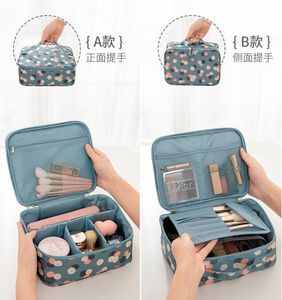 Produits portables de voyage petit sac de rangement grande capacité réseau féminin rouge INS vent super feu bagage à main maquillage