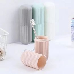Reis draagbare tandenborstel tandpasta houder opslagkas doos organisator huishouden opslagbeker buitenhouder badkamer toiletartikelen