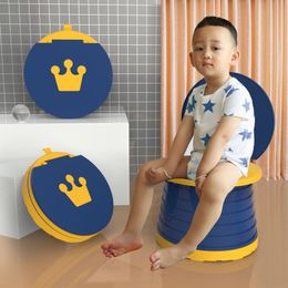 Orinales de viaje 2 en 1, inodoro portátil para bebé, asiento plegable para orinal, orinal para niños, entrenamiento para niñas, niños, gota 230602