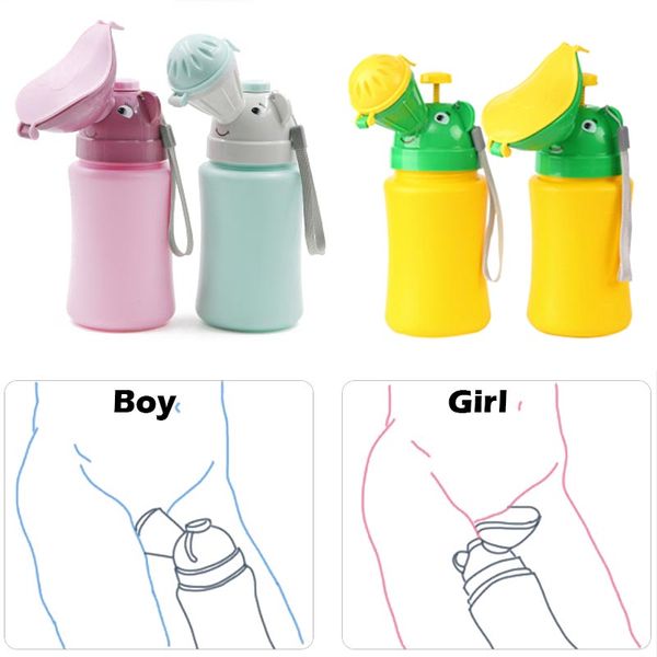 Voyage Potty Boys Girls Pot Anti-Leakage Urinal Emergency Toilet Pee Cup for Toddlers Pee Training for Outdoor Car Road Trip