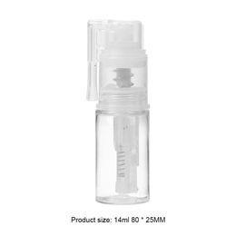 Viaje Polvo Botella de plástico Cosméticos Atomizadores de polvo Botella transparente Talco Talco Botella de polvo Herramentador de viajes