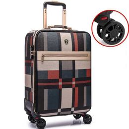 Maleta de viaje con ruedas para equipaje, Maleta giratoria de 24 pulgadas para hombre, bolsa de equipaje de negocios, bolsas con ruedas 0618-222