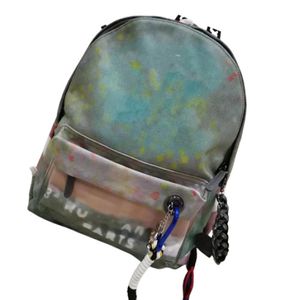 Travel Sports Graffiti Splicing Backpack Retro Apouple Placet Hommes Femme Femmes Casual Canvas Bag Classic Doodle Limited Edition School 5062479