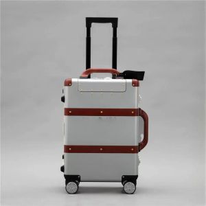 Reiskoffer Bagage Trunk Tas Brieven Portemonnee Rod Spinner Universal Wiel Hori Valise Patent Lock Handgreep Can Custom Carry Portemonnee Trolley AI