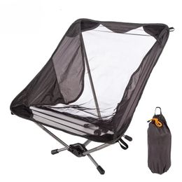 Travel Ultralight Folding Chair Outdoor Camping Portable Picnic Fishing Seat Leisure Fishing Festival Strandstoel Meubels 240407