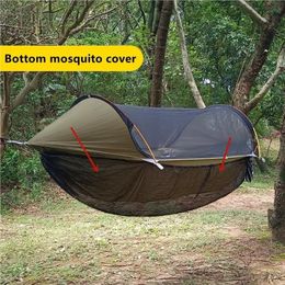 Voyageur Hammock Mosquito Mosquito Cover Outdoor Hammock Mosquito Mosquito Camping Hammock Opening rapide Mosquito Net 240429