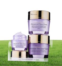 Reizigers Exclusieve Foundation Primer Geavanceerde tijdzone Moisturerende dag Cream50G Nachtcream50G Eye Cream15G Purple Fles Fast8711888