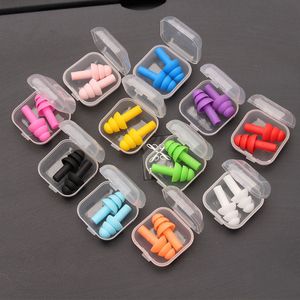 Bouchons d'oreille en silicone pour dormir, bouchons d'oreille en silicone, nageurs d'arbre de noël, bouchons d'oreille souples et flexibles, réduisent le bruit