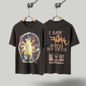 Traviscott Designer Fashion Cobed Luxury Scottlys Hiroshi Classic T-shirt Style Graffiti Sweatshirt Mens and Women Tshirt Coupl Coupl Tee multiple Styles Hip