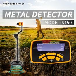 Treasure Hunter MD6450 11 inch Coil Gold Metal Detector Professionele Ondergrondse Waterdichte Pinpointer Hoge Gevoelige 240105