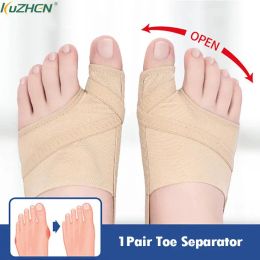 Behandeling 1Pair Big Teen Separator Hallux Valgus Bunion Corrector Orthotics Feet Bot Thumb Dumber Correction Pedicure Sock Slagerer
