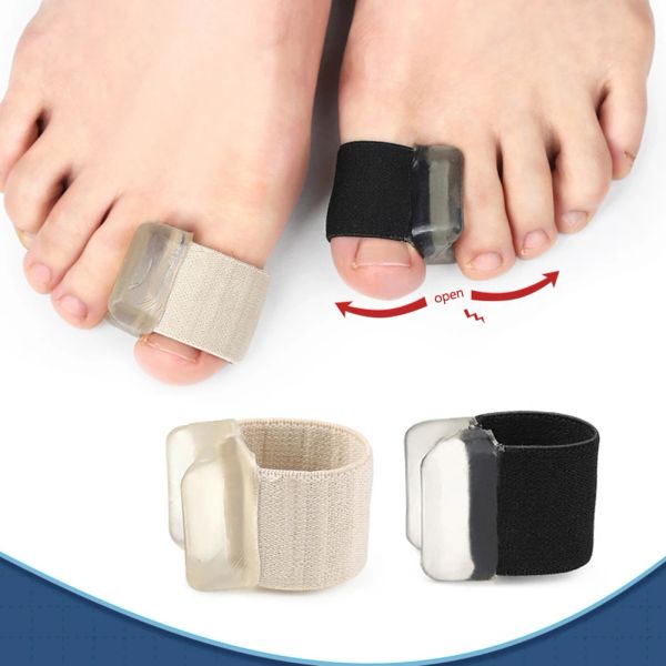 Traitement 1pair Hallux Valgus Appliance Daily Use Silicone Foot Hallux Valgus Braces Elastic Toe Toe Lissener Correcteur pour les fournitures de pied