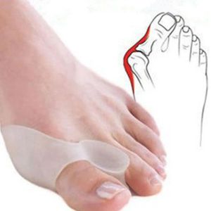 Behandeling siliconen gel duimcorrector kleine teen beschermer separator valgus vinger righter righter foot care relief pads tool