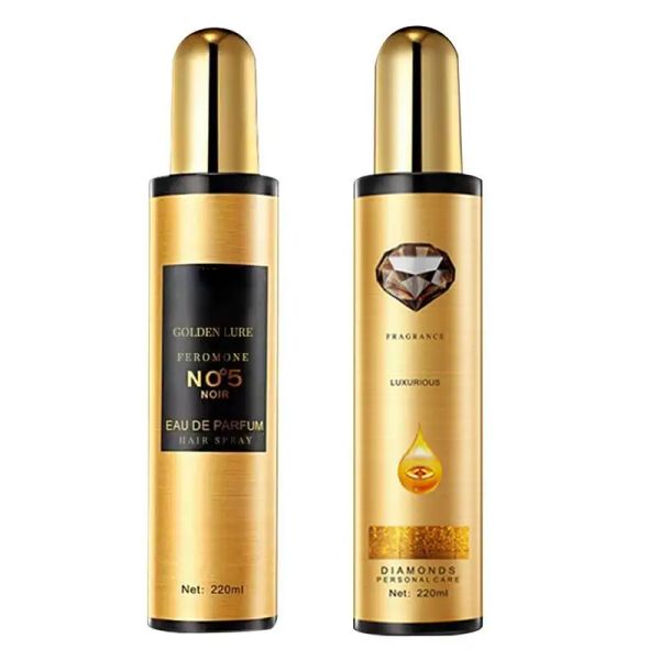 Golden Lure – huile capillaire aux phéromones, 220ml, soin essentiel pour cheveux lisses, Essence, Spray de parfum pour cheveux, parfum longue durée