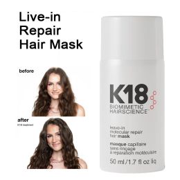 Offre spéciale 5ML K18 LeaveIn réparation moléculaire masque capillaire dommages restaurer cheveux doux traitement du cuir chevelu à la kératine profonde masque de soin des cheveux lisses