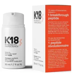 Tratamientos K18 50 ml Reparación molecular Daño de la máscara del cabello