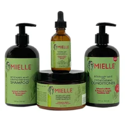 Treatments Mielle Organics Haarserum Masker en Conditioner Shampoo Reparatie Droog en Beschadigd Haar Geschikt voor Droog en Gespleten Haar 355ml
