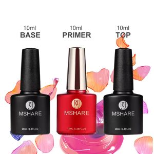 Traitements New2022 Base Coat + Primer + Top Top Coat Gel Vernis Boîte de Gel Gel LED UV