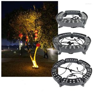 Tree Holding Lamp Outdoor IP65 Waterdichte tuin Spot Ondergrondse lampen Landschap Verlichting AC85-265V DC24V RGB LICHT 12W