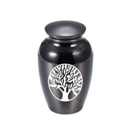 Boom van Life Small Keepsake Urns voor Ash Mini Cremation Urns voor Ashes Memorial Ashes Holder Pet 70x45mm276V