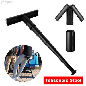 Wandelstokken 2021 Lichtgewicht Draagbaar Opklapbaar Zitje Wandelstok Wandelstok Verstelbare Hoogte Telescopische Kruk Outdoor Reizen Subway Line Up Seat HKD230804