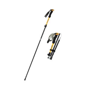 Pole de trekking en alliage en aluminium Five-section Pliant pliage de canne professionnelle équipe d'escalade extérieure ultra-légère et béquilles pratiques 240413