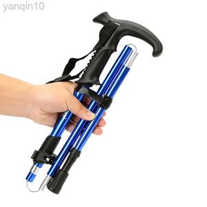 Trekkingstokken Klimstok Vouwen Trekking Wandelstok Bergbeklimmen Wandelstok Telescopische wandelstok Ouderen Kampeeraccessoires HKD230804