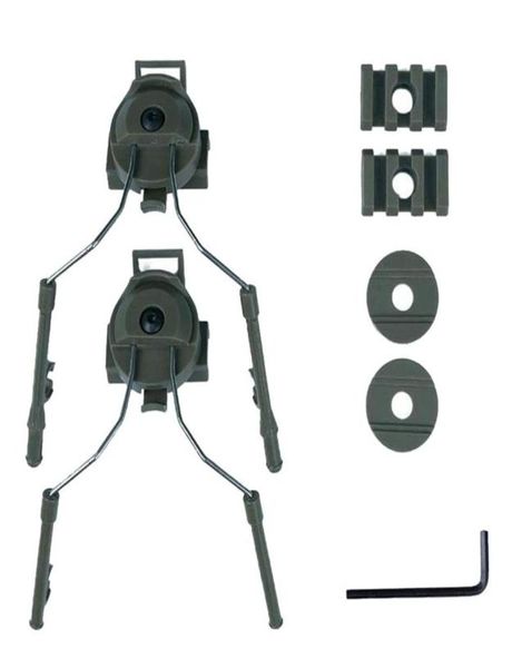 Bâtons de randonnée, Suspension sur Rail de casque, Support de casque, adaptateur de casque ARC, attaches latérales gauche et droite 4992572