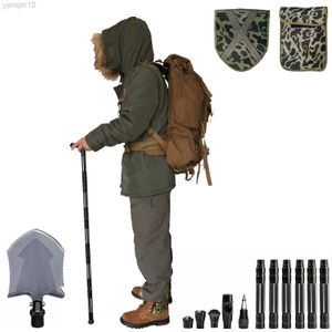 Trekkingstokken KIICEILING Nordic Trekking Pole Wandelstokken Wandelstokken Hengel Klimmen Outdoor Kamperen Jagen Vissen Survival Gear Kit Bag HKD230804