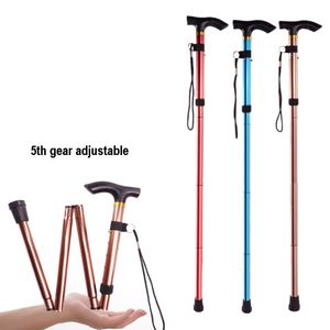 Trekking Poles Multifunction Pole Collapsible Hiking Ultralight Adjustable Telescopic Alpenstock Walking Sticks 230617