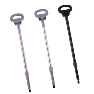 Trekkingstokken Multifunctionele ouderen wandelstok Anti-slip aluminium draagbare opvouwbare kruk voor wandelen, klimmen