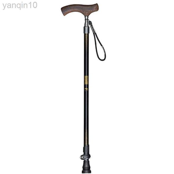 Bâtons de Trekking Pioneer 1 Pcs Aluminium Bâtons de Marche Ultraléger T Poignée Trekking Pole Verrouillage Rapide Antidérapant Canne 2 Sections Pour Personnes Âgées HKD230804