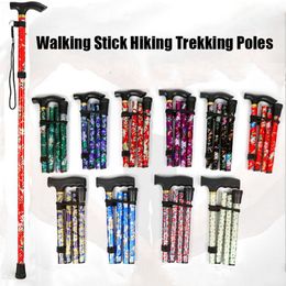 TRUKKING POLEN Telescopische wandelstokken Inklapbare stok Trusty Running Running Cilling Wandel trekkingpalen voor de oudere alpenstocks 230516