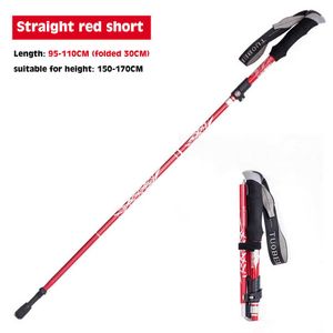 Wandelende palen Walking Poles Carbon Fiber Trekking Polen Ultralight vouwen Inklapbaar Trail Running wandel Walking Sticks Lichtgewicht Stokken J230224