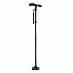 Bâtons de randonnée Bâton de marche Cannes lumineuses LED Trail Randonnée Old Man Ultralight Folding Protector Réglable T Guidon Aînés 221203