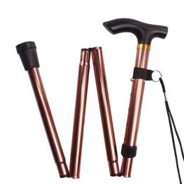 Wandelende palen Walking Stick Telescopische katsen wandelen trekking Palen aluminium legering metaal vouwen riet krukken pool voor oudere mensen J230224