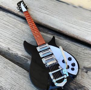 Tremolo's systeembrug Ricken 325 elektrische gitaar zwarte kleur 3 pickups Hoge kwaliteit Guitarra