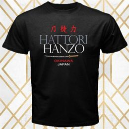 Trench Hattori Hanzo Okinawa Kill Bill affiche de film t-shirt noir homme taille S 3xl t-shirt personnalisé sérigraphié