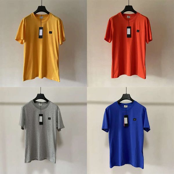 Tendencia Clásico para hombre CP Camiseta Camisetas de diseñador Hombres de lujo Camisetas de manga corta Jersey de algodón Diseño de etiqueta pequeña Camiseta Moda Top Polos