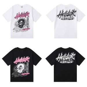 Trendontwerper Hellstar Studio Heaven Sound net als Hellstar Heaven Sound bedrukt dubbel katoen heren en dames casual T-shirt met korte mouwen zwart, wit S-XL