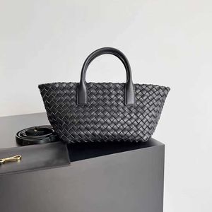 Trend Handtas Bottga Vene Shopping Tote Mini Cabat Mini Groentenmand Geweven Dames X